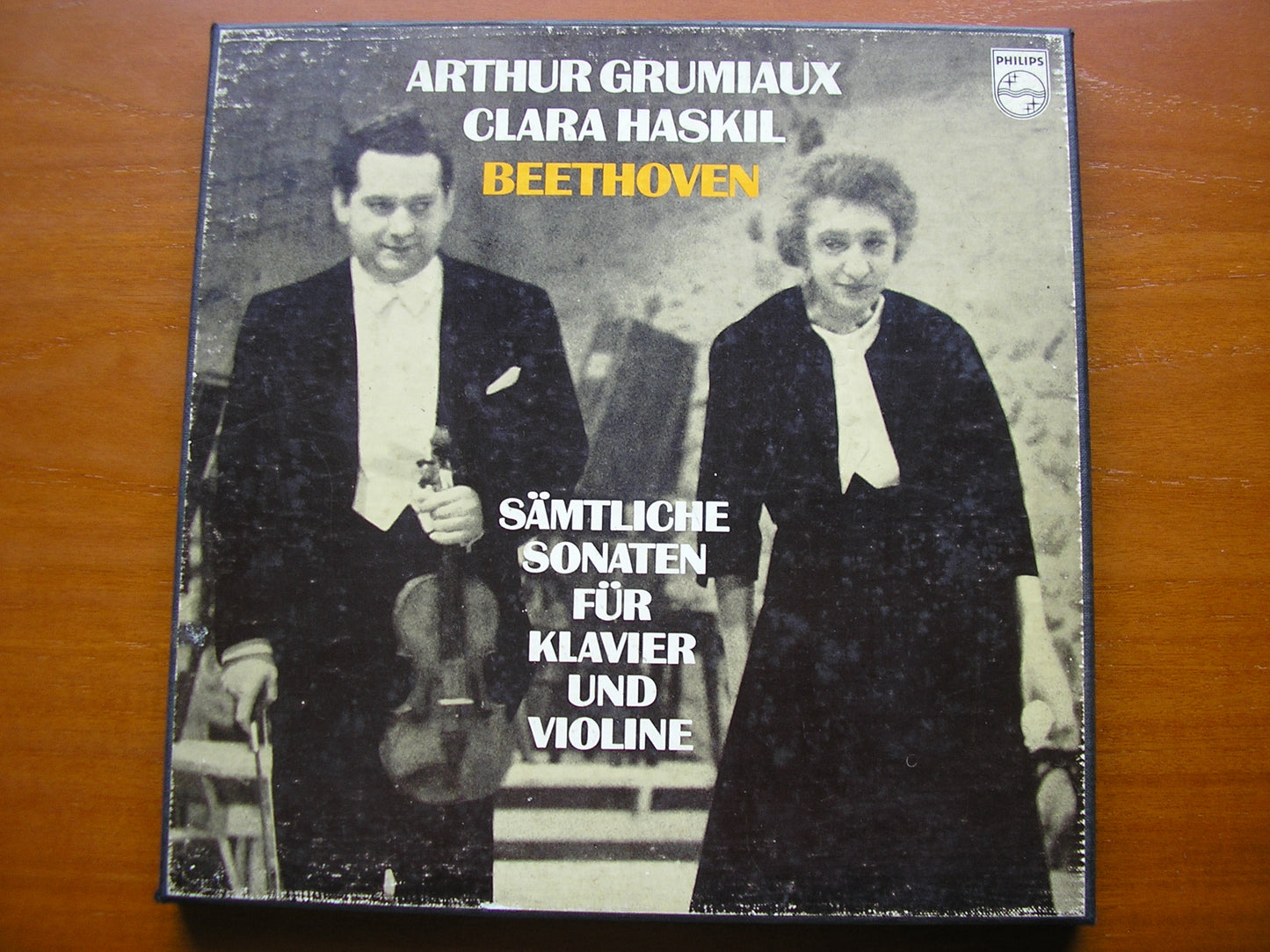 BEETHOVEN: THE COMPLETE SONATAS FOR VIOLIN & PIANO GRUMIAUX / HASKIL 4LP 6733 001