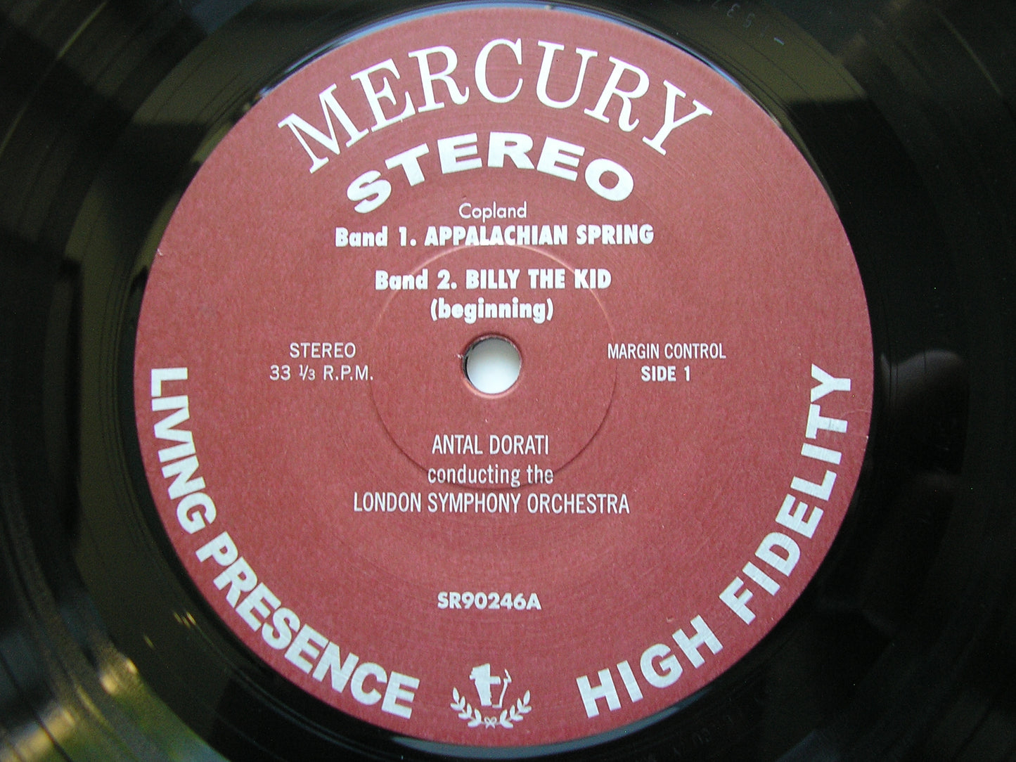 COPLAND: APPALACHIAN SPRING / BILLY THE KID DORATI / LONDON SYMPHONY SR 90246