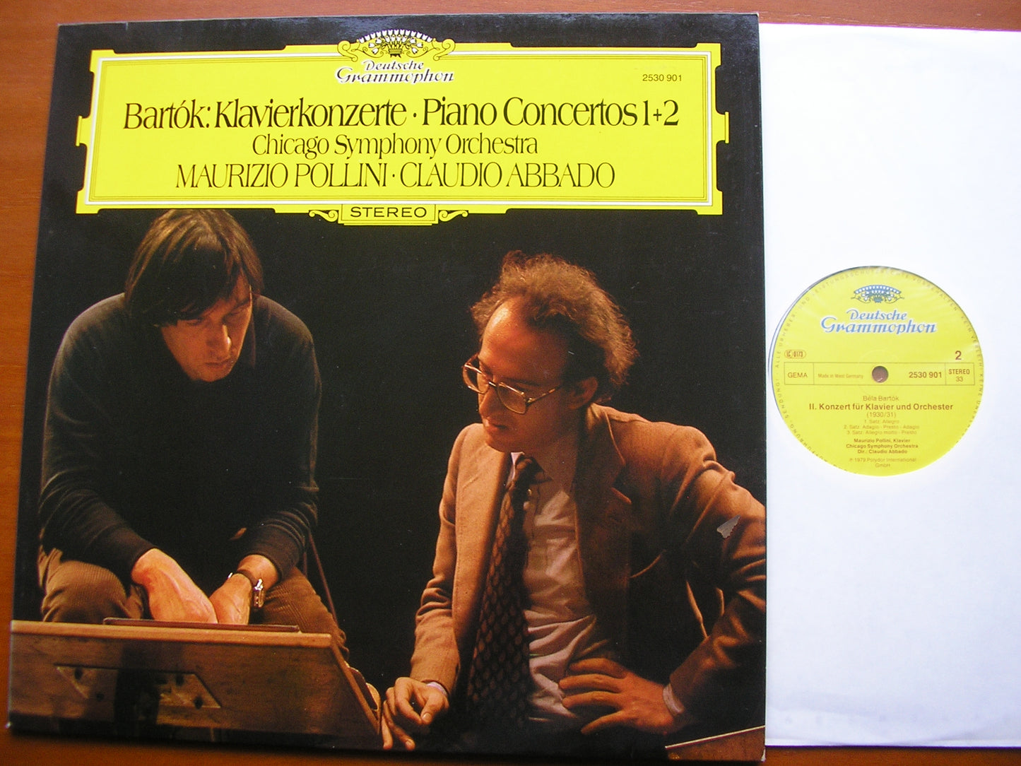BARTOK: PIANO CONCERTOS Nos. 1 & 2 POLLINI / CHICAGO SYMPHONY / ABBADO 2530 901