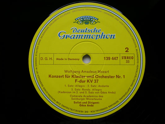 MOZART: THE PIANO CONCERTOS  GEZA ANDA / CAMERATA ACADEMICA DES SALZBURGER MOZARTEUMS   12 LP SET