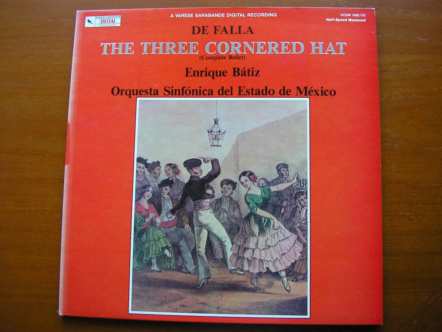 FALLA: THE THREE CORNERED HAT     ENRIQUE BATIZ / MEXICAN STATE SYMPHONY   VCDM 1000.170
