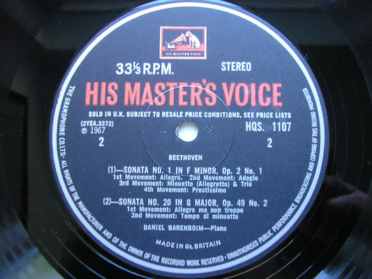 BEETHOVEN: THE COMPLETE PIANO SONATAS     DANIEL BARENBOIM   12 LP