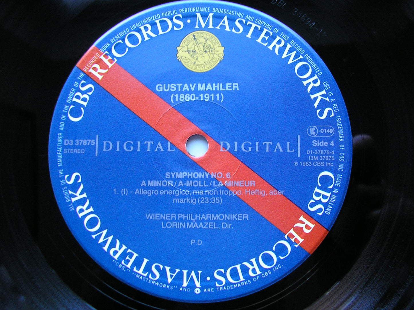 MAHLER: THE SYMPHONIES SOLOISTS / VIENNA PHILHARMONIC ORCHESTRA / MAAZEL CBS 15 LP
