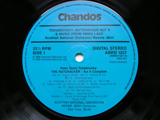 TCHAIKOVSKY: THE NUTCRACKER Act 11 Complete / SWAN LAKE Excerpts   JARVI / SCOTTISH NATIONAL ORCHESTRA   ABRD 1257