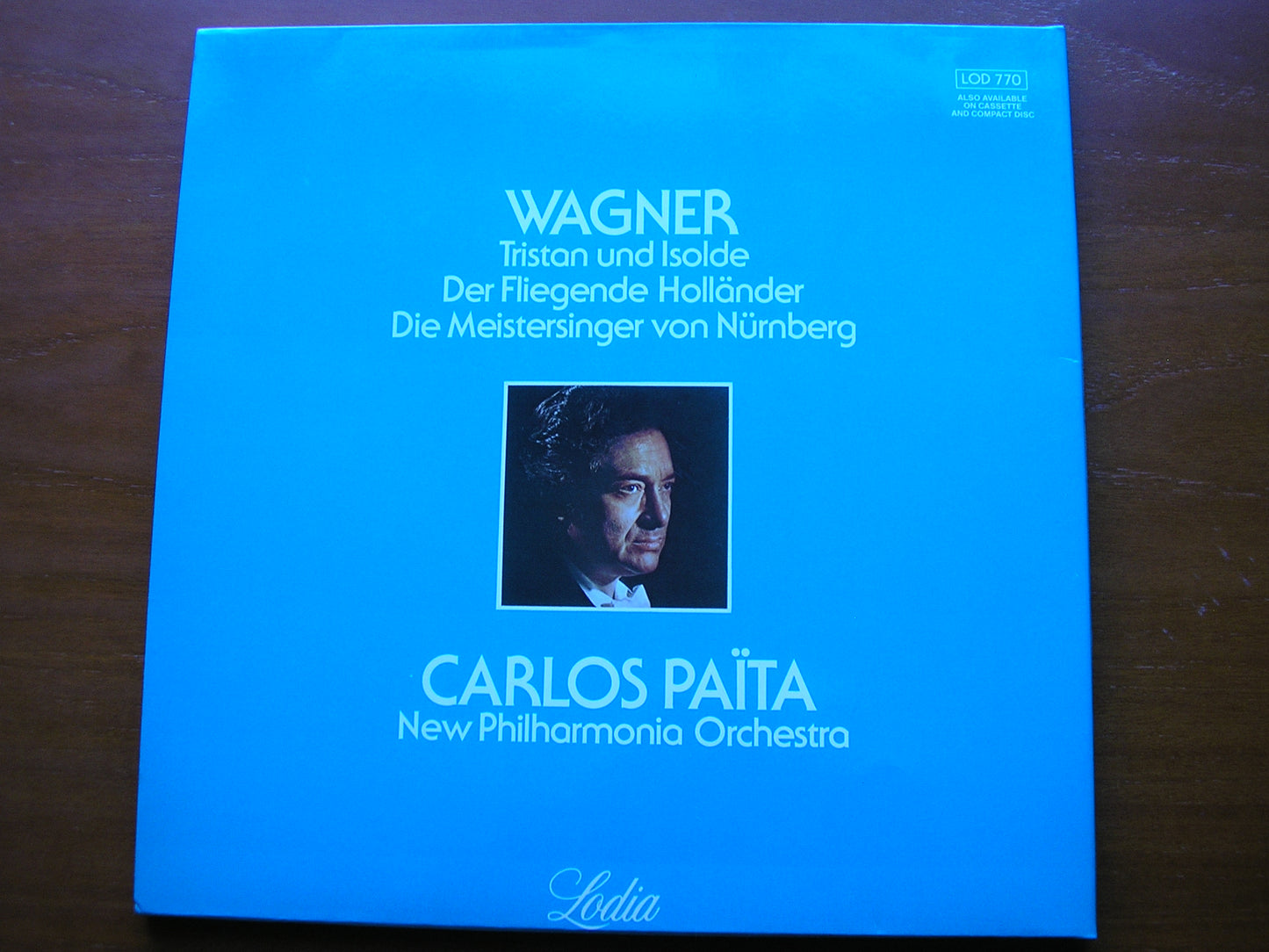 WAGNER: TRISTAN & ISOLDE Prelude & Liebestod / OVERTURE The Flying Dutchman / MASTERSINGERS Prelude PAITA / NEW PHILHARMONIA LOD 770