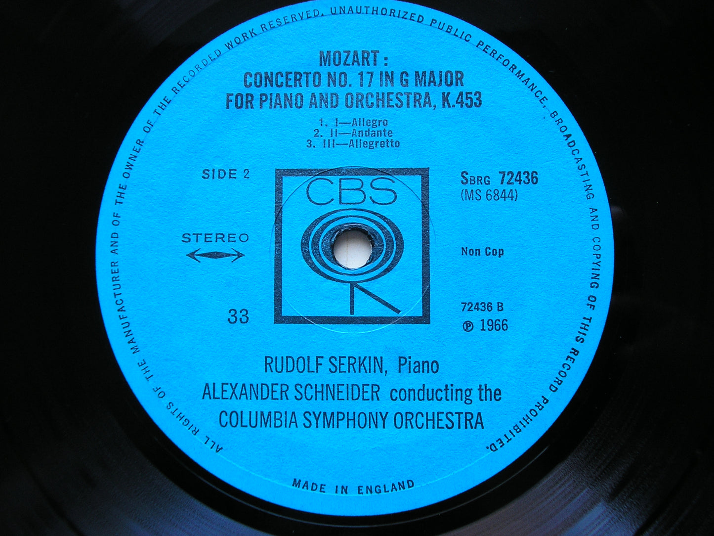 MOZART: PIANO CONCERTOS RUDOLF SERKIN / LONDON SYMPHONY / ABBADO / COLUMBIA SYMPHONY / MARLBORO FESTIVAL / SCHNEIDER 8 LP