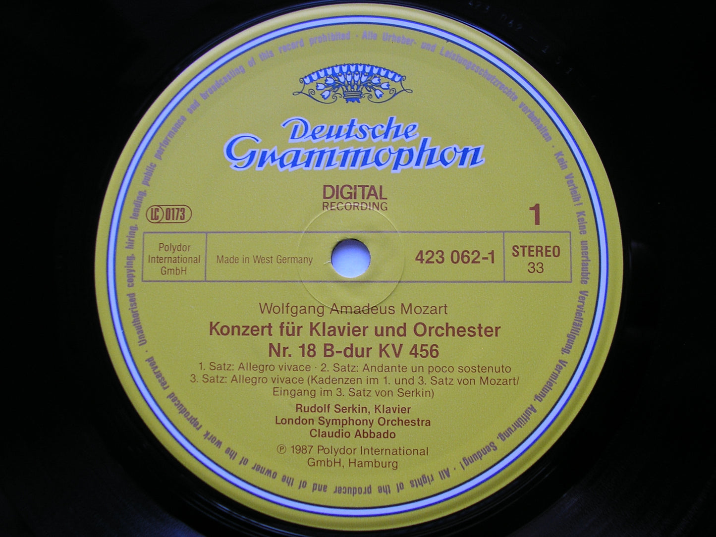 MOZART: PIANO CONCERTOS RUDOLF SERKIN / LONDON SYMPHONY / ABBADO / COLUMBIA SYMPHONY / MARLBORO FESTIVAL / SCHNEIDER 8 LP