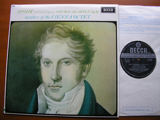 SPOHR: NONET op. 31 / DOUBLE QUARTET Op. 87    MEMBERS OF THE VIENNA OCTET    SXL 6319