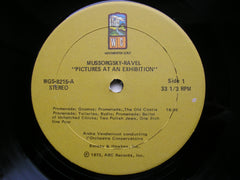 MUSSORGSKY: PICTURES AT AN EXHIBITION     VANDERNOOT / CONSERVATOIRE ORCHESTRA    WGS 8215