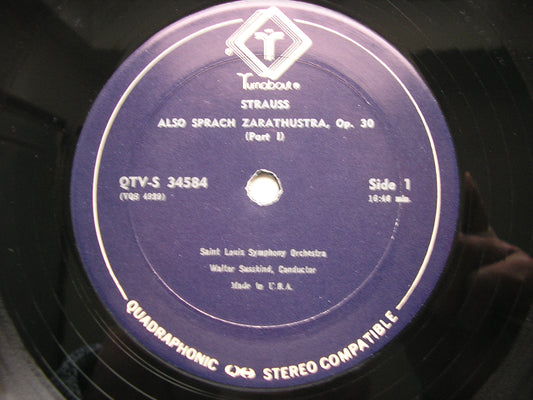 STRAUSS: ALSO SPRACH ZARATHUSTRA     SUSSKIND / SAINT LOUIS SYMPHONY    QTVS 34584