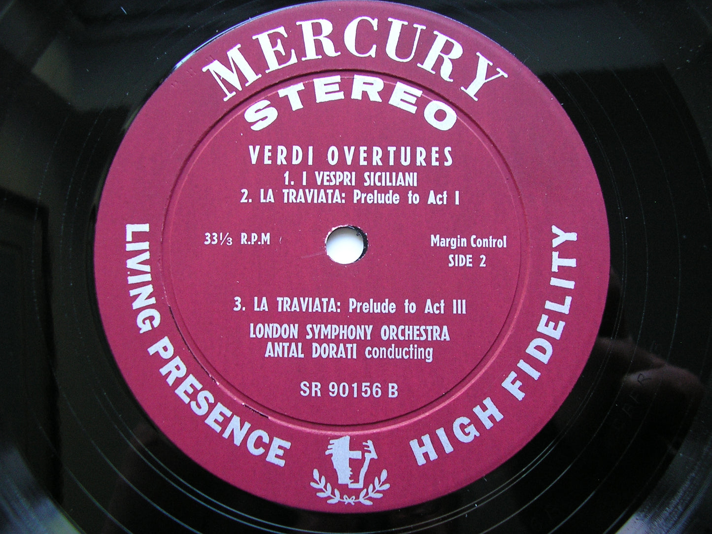 VERDI: OVERTURES / PRELUDES      DORATI / LONDON SYMPHONY ORCHESTRA   SR 90156