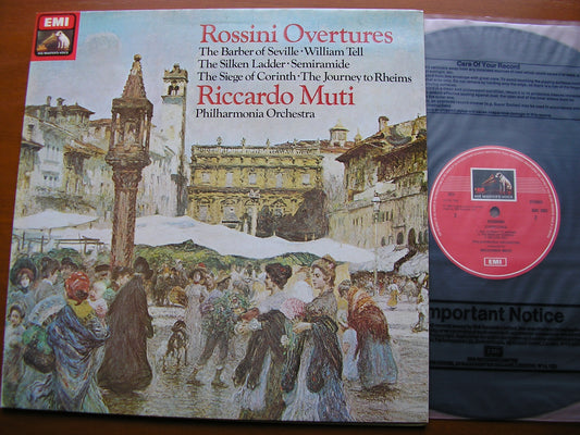 ROSSINI: SIX OVERTURES    MUTI / PHILHARMONIA    ASD 3903