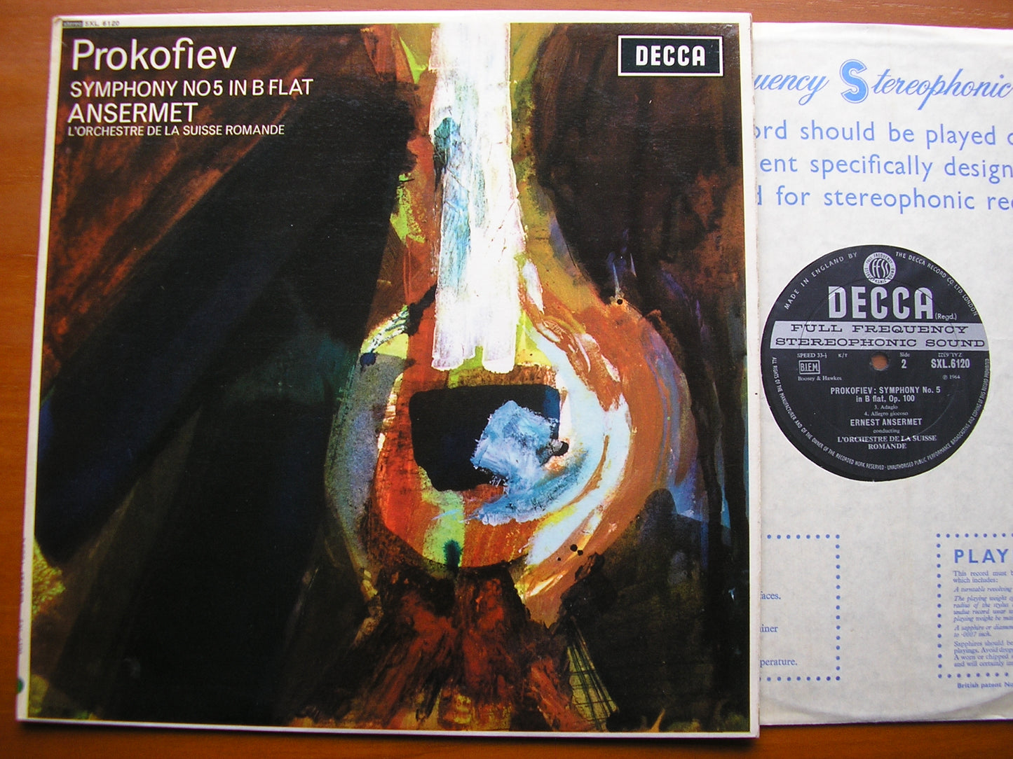PROKOFIEV: SYMPHONY No. 5 ANSERMET / SUISSE ROMANDE SXL 6120