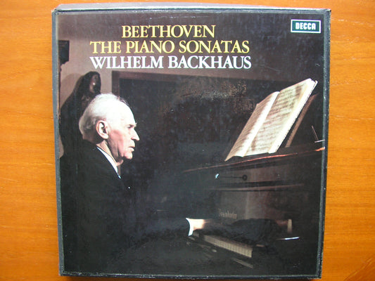 BEETHOVEN: THE COMPLETE PIANO SONATAS    WILHELM BACKHAUS    SXLA 6452 - 6461     10 LP