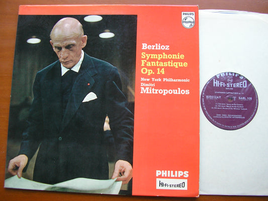 BERLIOZ: SYMPHONIE FANTASTIQUE   MITROPOULOS / NEW YORK PHILHARMONIC ORCHESTRA   SABL 108