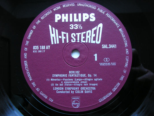 BERLIOZ: SYMPHONIE FANTASTIQUE      DAVIS / LONDON SYMPHONY   SAL 3441