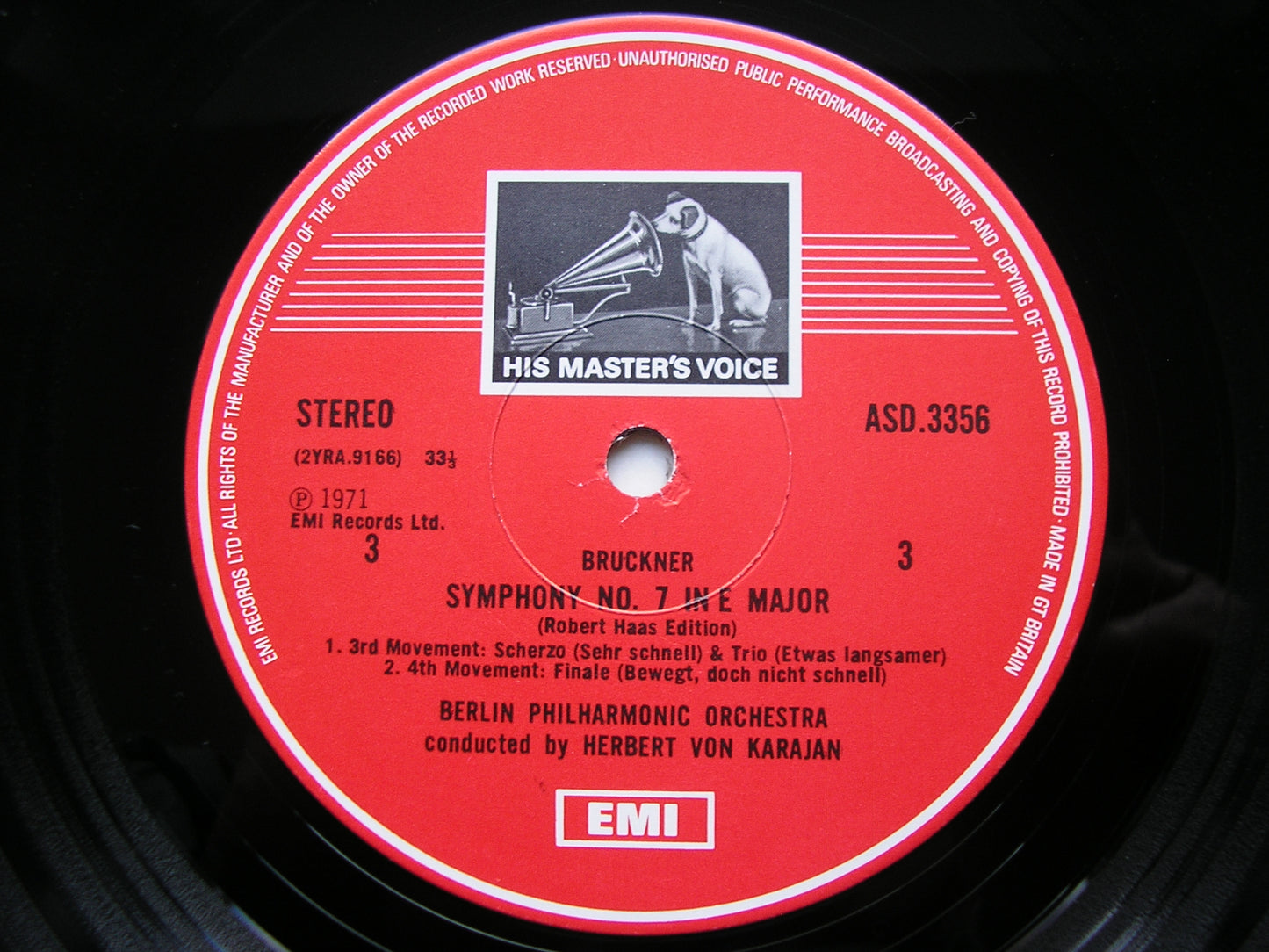 BRUCKNER: SYMPHONY No. 7 / WAGNER: PRELUDES KARAJAN / BERLIN PHILHARMONIC SLS 5086