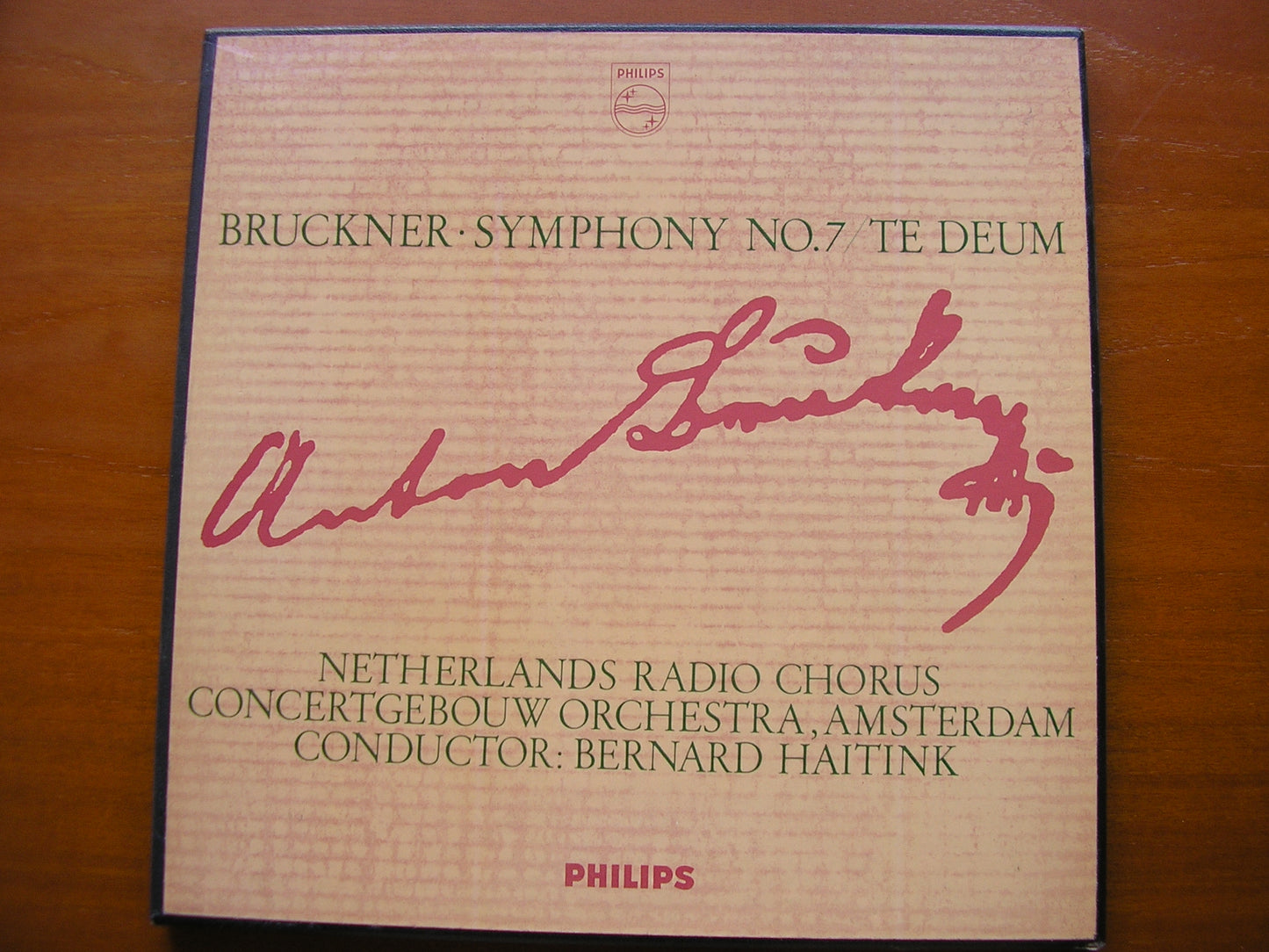 BRUCKNER: SYMPHONY No. 7 / TE DEUM SOLOISTS / CONCERTGEBOUW ORCHESTRA / HAITINK SAL 3624 - 5