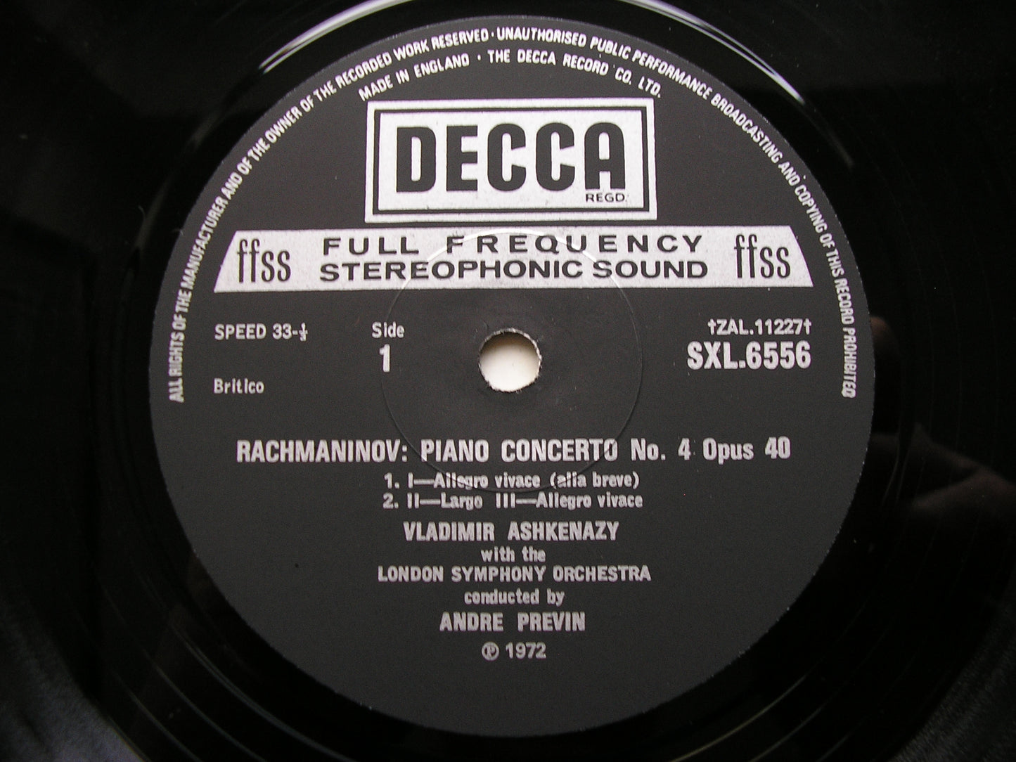 RACHMANINOV: THE FOUR PIANO CONCERTOS / RHAPSODY ASHKENAZY / LONDON SYMPHONY / PREVIN 3 LP