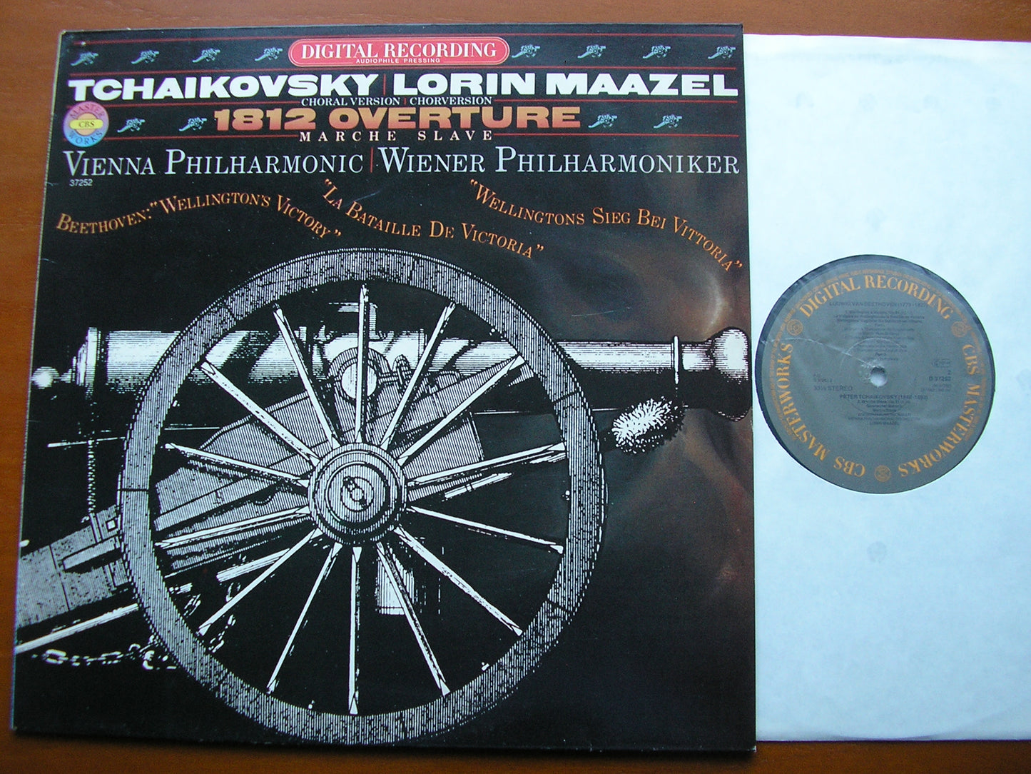TCHAIKOVSKY: 1812 / MARCHE SLAVE / BEETHOVEN: WELLINGTON'S VICTORY VIENNA PHILHARMONIC / MAAZEL D37252
