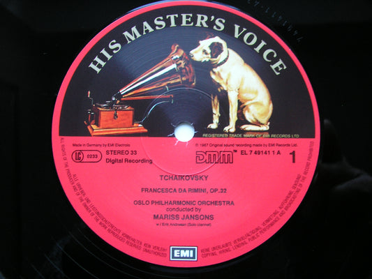 TCHAIKOVSKY: 1812 / ROMEO & JULIET / FRANCESCA DA RIMINI JANSONS / OSLO PHILHARMONIC 749141