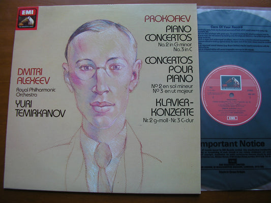 PROKOFIEV: PIANO CONCERTOS Nos. 2 & 3     ALEXEEV / ROYAL PHILHARMONIC / TEMIRKANOV    ASD 3871