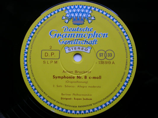 BRUCKNER: SYMPHONY No. 8   EUGEN JOCHUM / BERLIN PHILHARMONIC   138 918 / 919