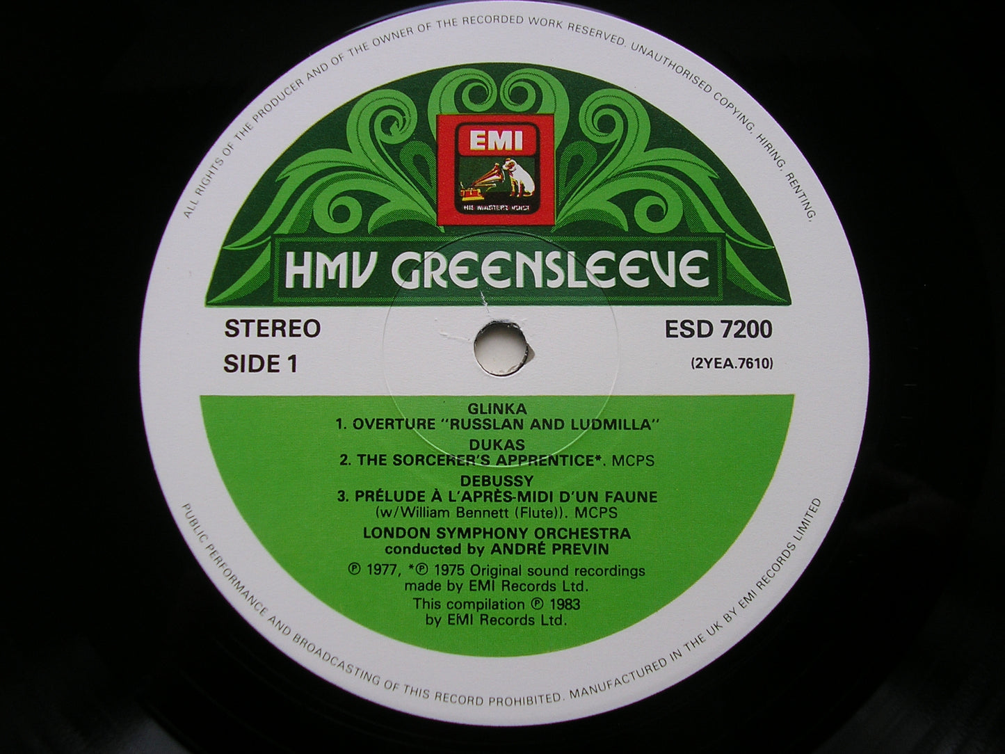 THE ANDRE PREVIN MUSIC FESTIVAL: ORCHESTRAL WORKS     PREVIN / LONDON SYMPHONY   2 LP    ESDW 720