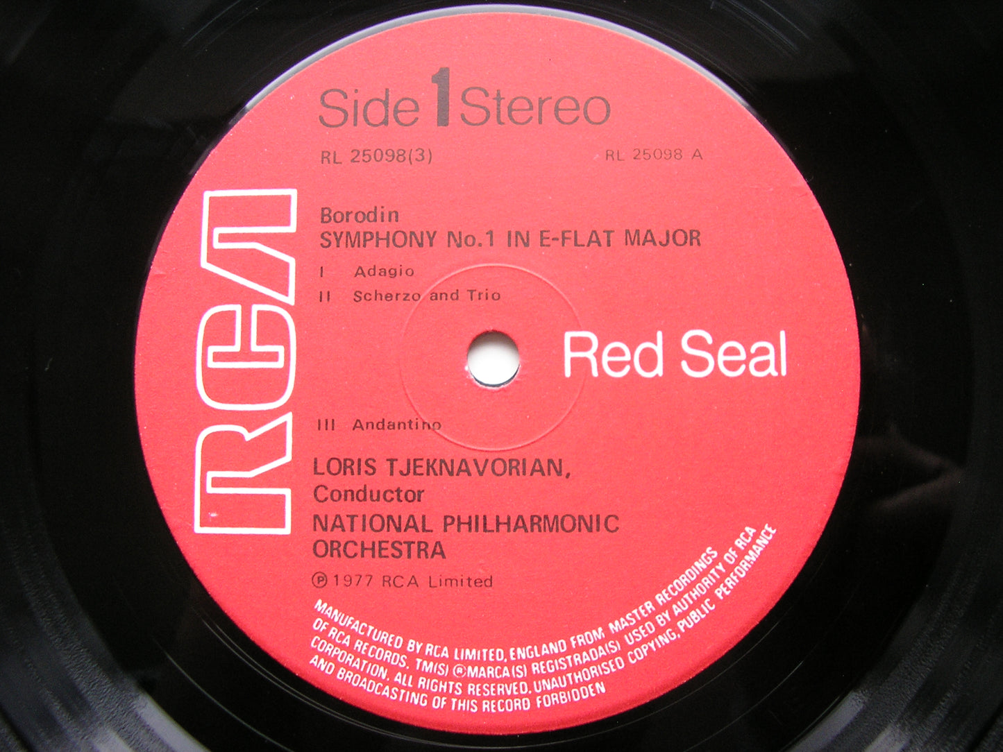 BORODIN: COMPLETE ORCHESTRAL MUSIC     TJEKNAVORIAN / NATIONAL PHILHARMONIC  3LP    RL 25098