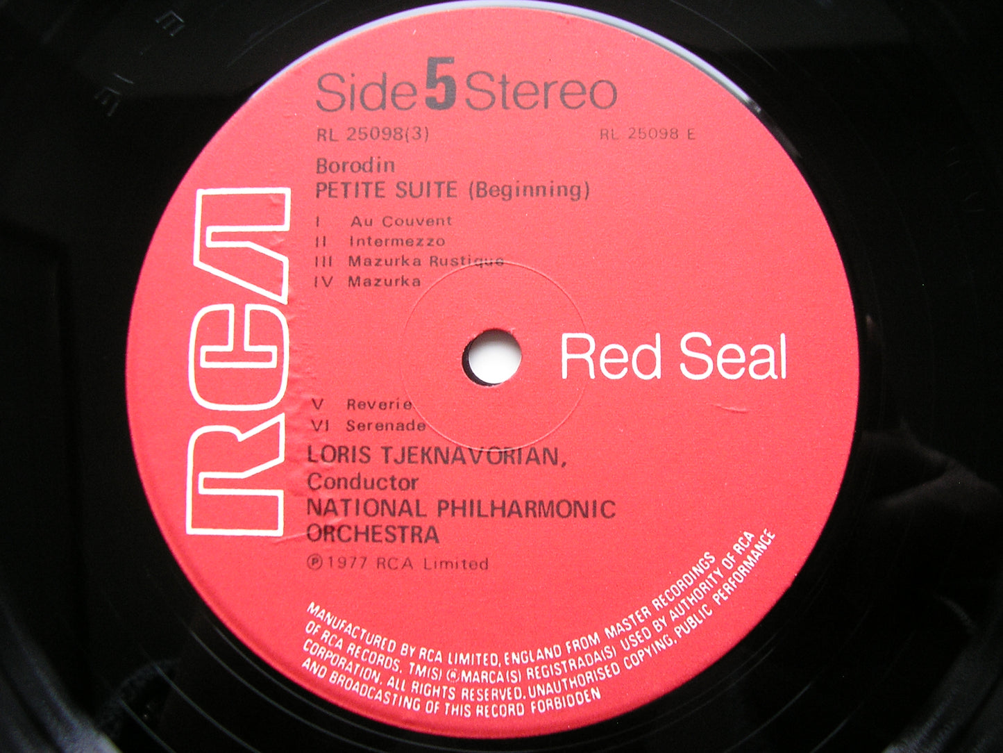 BORODIN: COMPLETE ORCHESTRAL MUSIC     TJEKNAVORIAN / NATIONAL PHILHARMONIC  3LP    RL 25098