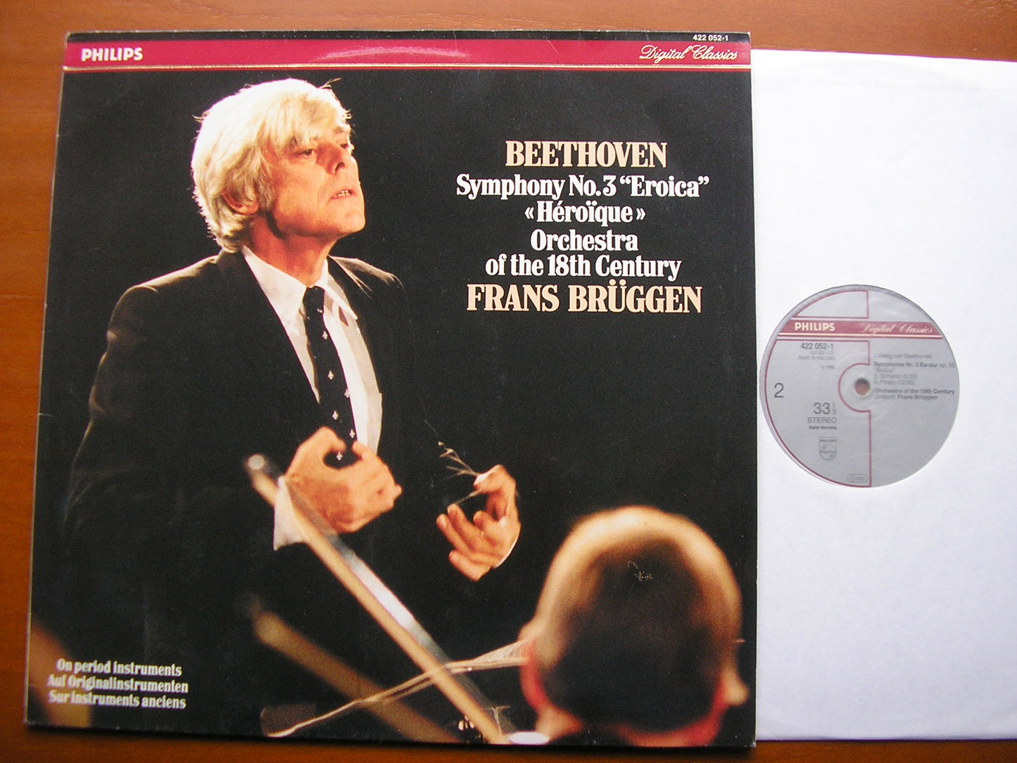 BEETHOVEN: SYMPHONY No. 3 'Eroica' BRUGGEN / ORCHESTRA of the 18th CENTURY 422 052