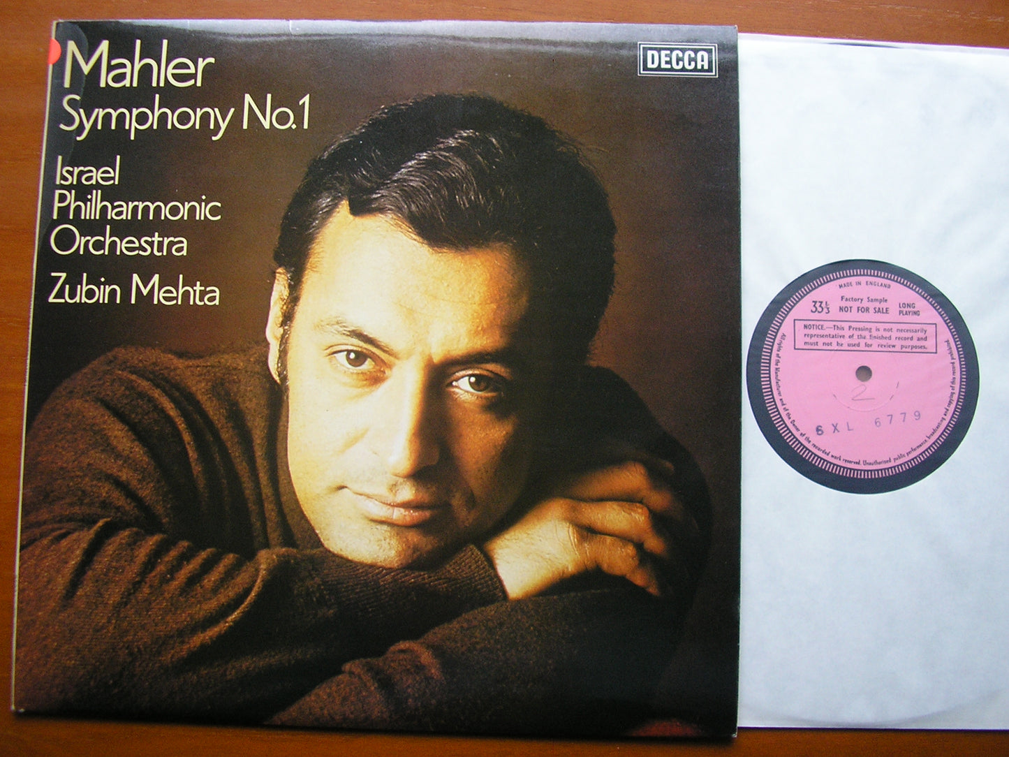 MAHLER: SYMPHONY No. 1 MEHTA / ISRAEL PHILHARMONIC SXL 6779