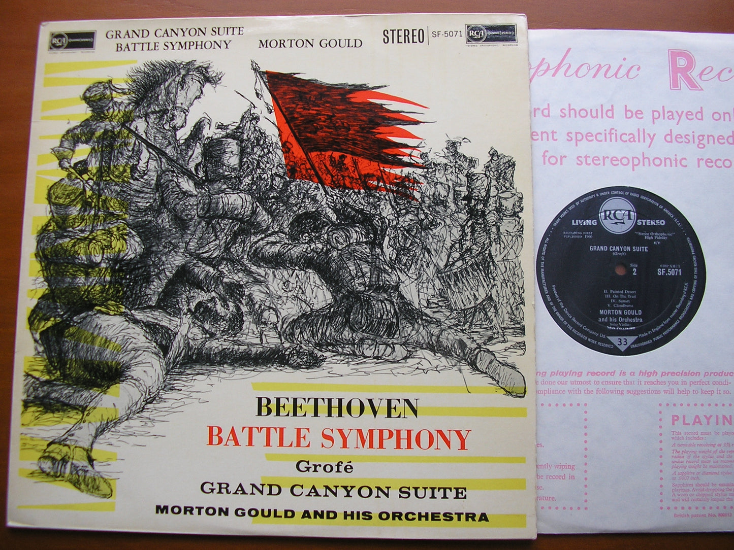 BEETHOVEN: WELLINGTON'S VICTORY / GROFE: GRAND CANYON SUITE* MORTON GOULD SF 5071