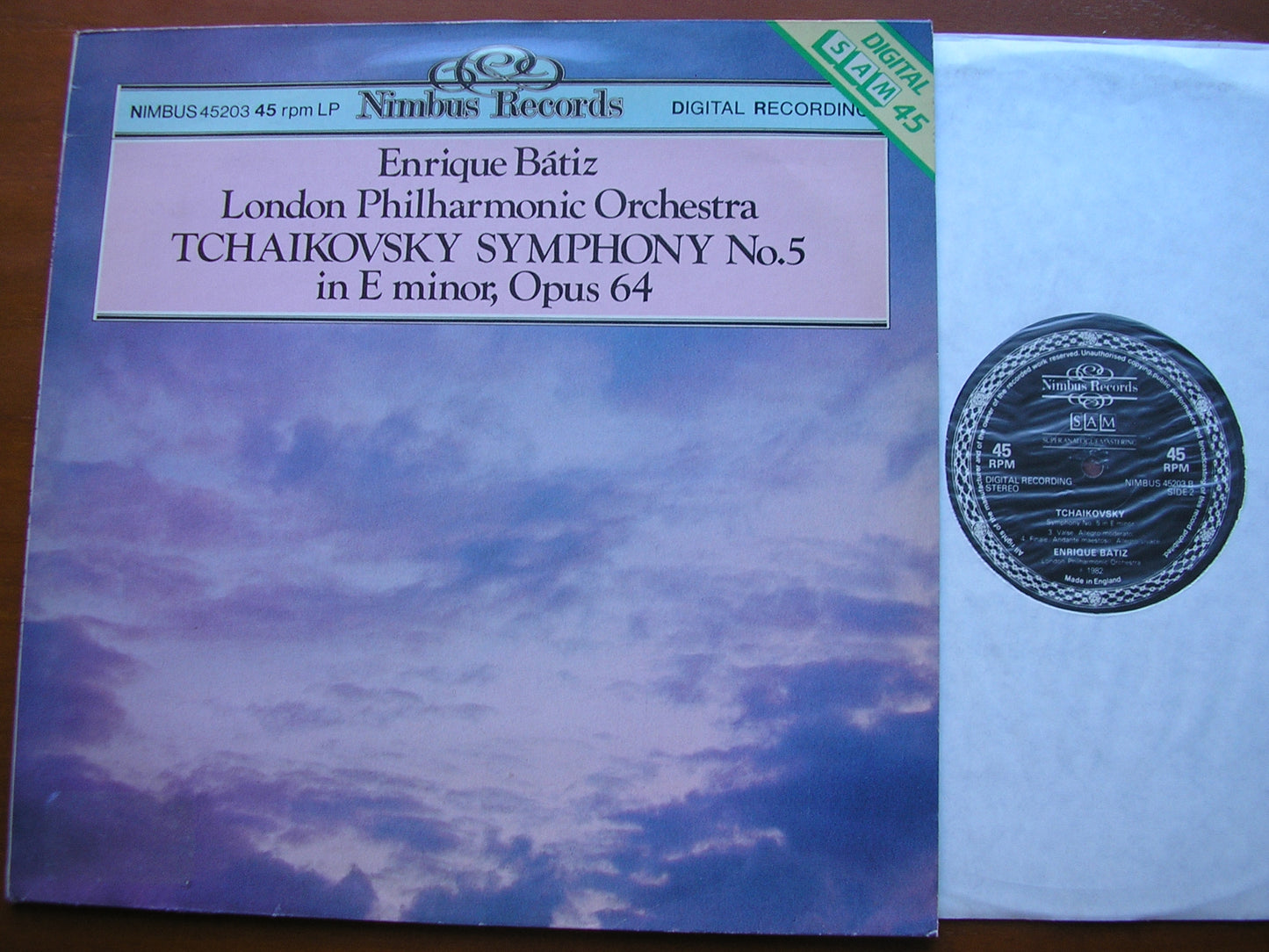 TCHAIKOVSKY: SYMPHONY No. 5 BATIZ / LONDON PHILHARMONIC NIMBUS 45203