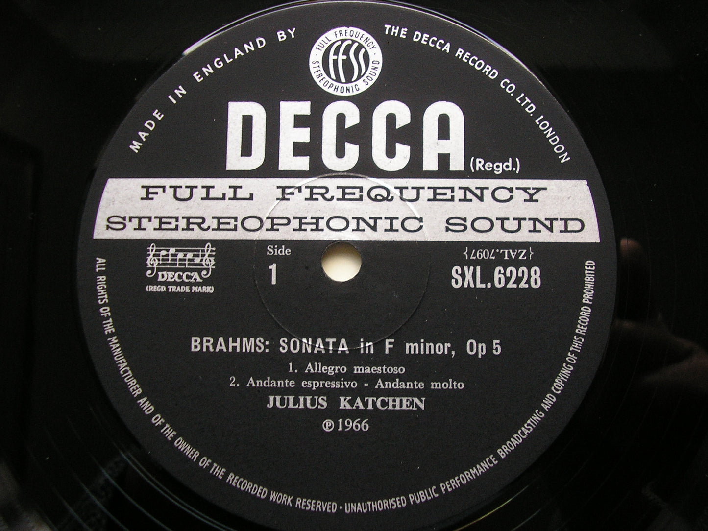 BRAHMS: MUSIC FOR PIANO Volumes 1 - 8 JULIUS KATCHEN SXL 6105 / 6118 / 6129 / 6160 / 6217 / 6218 / 6219 / 6228