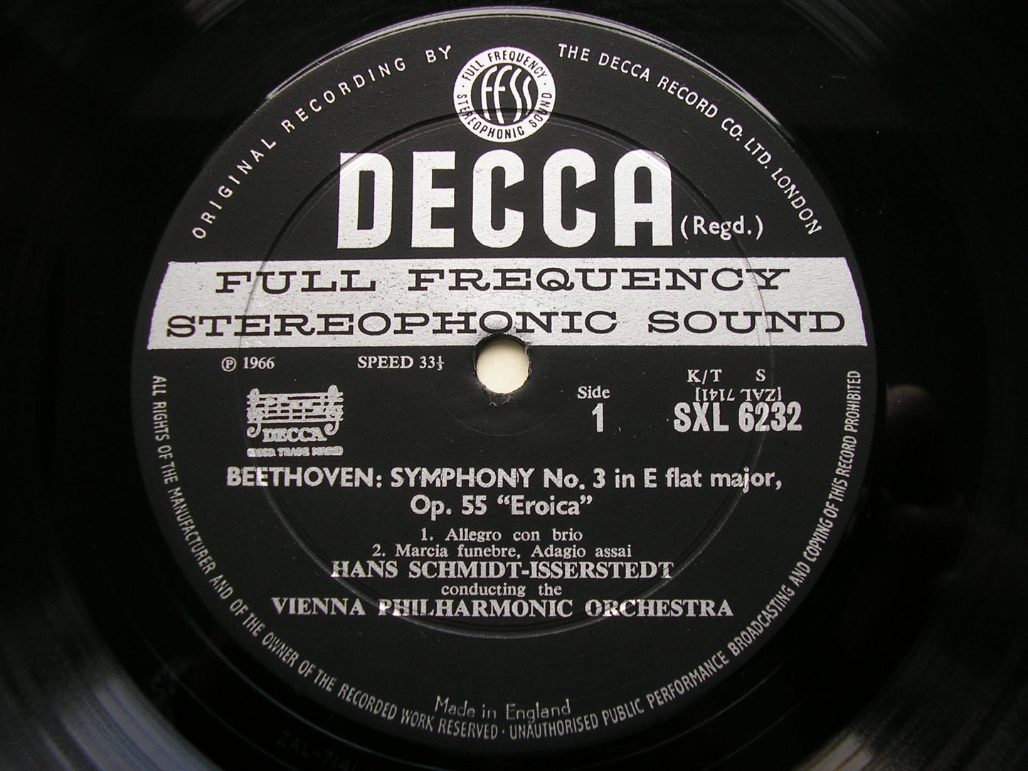 BEETHOVEN: THE NINE SYMPHONIES / THREE OVERTURES SCHMIDT-ISSERSTEDT / VIENNA PHILHARMONIC 7 SXL