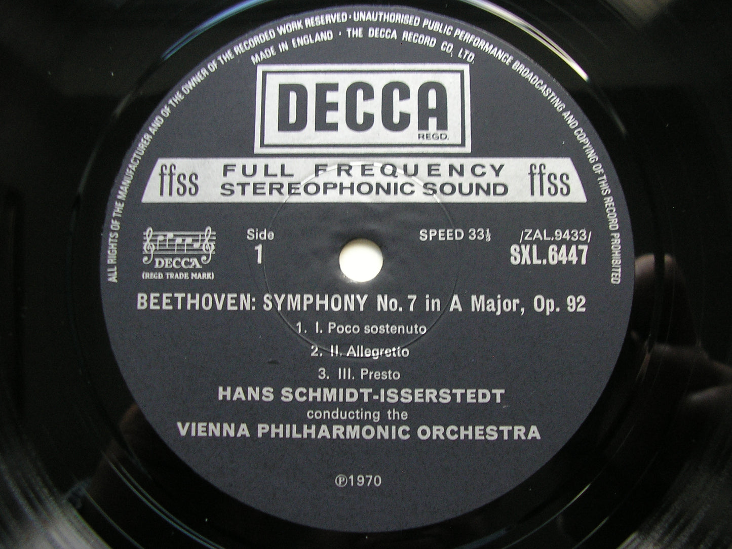 BEETHOVEN: THE NINE SYMPHONIES / THREE OVERTURES SCHMIDT-ISSERSTEDT / VIENNA PHILHARMONIC 7 SXL