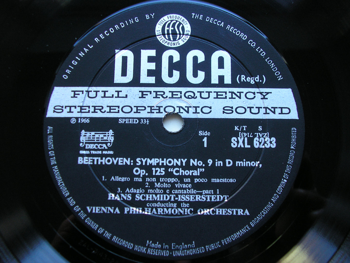 BEETHOVEN: THE NINE SYMPHONIES / THREE OVERTURES SCHMIDT-ISSERSTEDT / VIENNA PHILHARMONIC 7 SXL