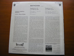 BEETHOVEN: SYMPHONIES Nos. 1 & 2    WALTER / COLUMBIA SYMPHONY    835 540 AY