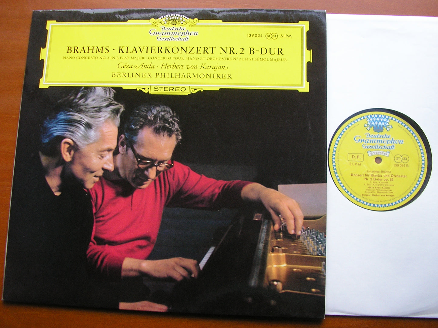 BRAHMS: PIANO CONCERTO No. 2 ANDA / BERLIN PHILHARMONIC / KARAJAN 139 034
