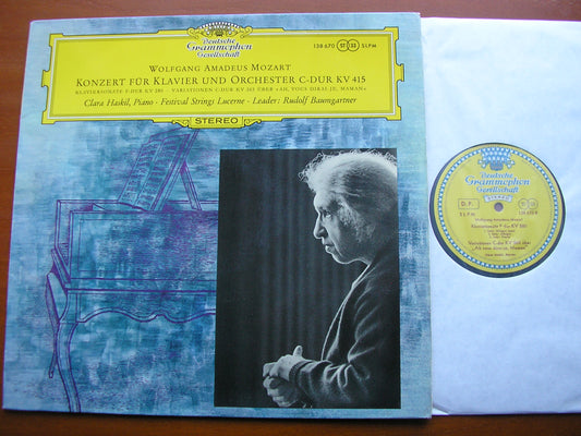 MOZART: PIANO CONCERTO No. 13 / PIANO SONATA K280 / VARIATIONS K 265     HASKIL / LUCERNE FESTIVAL / BAUMGARTNER    138 670