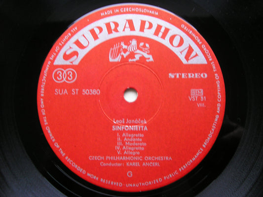 JANACEK: SINFONIETTA / TARAS BULBA       ANCERL / CZECH PHILHARMONIC    SUA ST50380