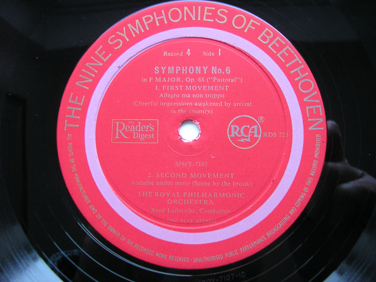BEETHOVEN: THE NINE SYMPHONIES RENE LEIBOWITZ / ROYAL PHILHARMONIC ORCHESTRA RDS 220 - 226