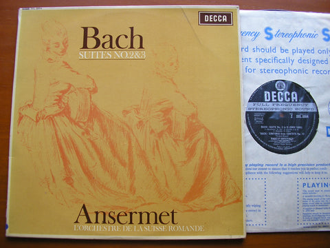 BACH: ORCHESTRAL SUITES Nos. 2 & 3   ANSERMET / SUISSE ROMANDE   SXL 6004