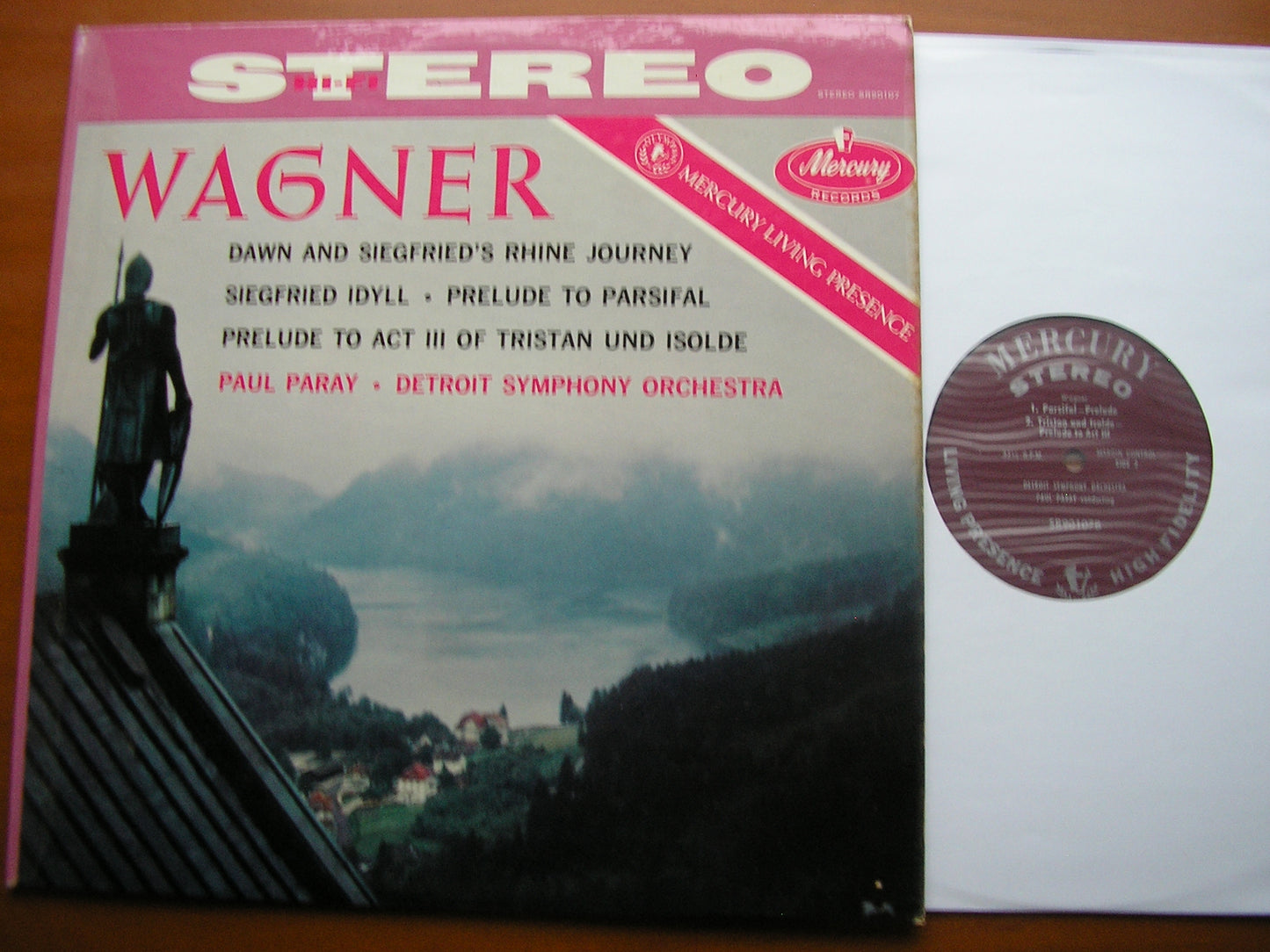 WAGNER: ORCHESTRAL MUSIC PAUL PARAY / DETROIT SYMPHONY SR 90107