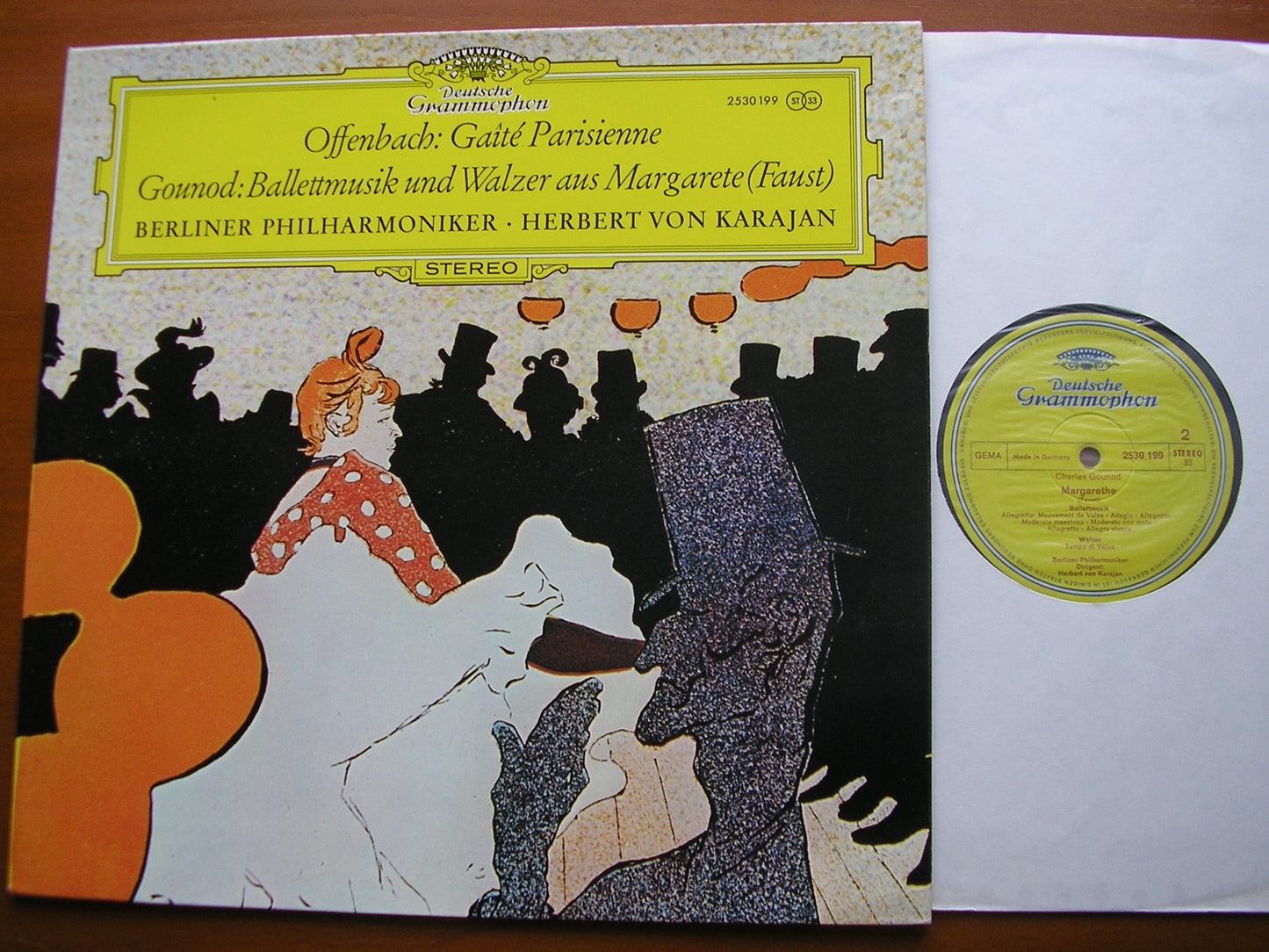 OFFENBACH: GAITE PARISIENNE / GOUNOD: FAUST Ballet Music KARAJAN / BERLIN PHILHARMONIC 2530 199