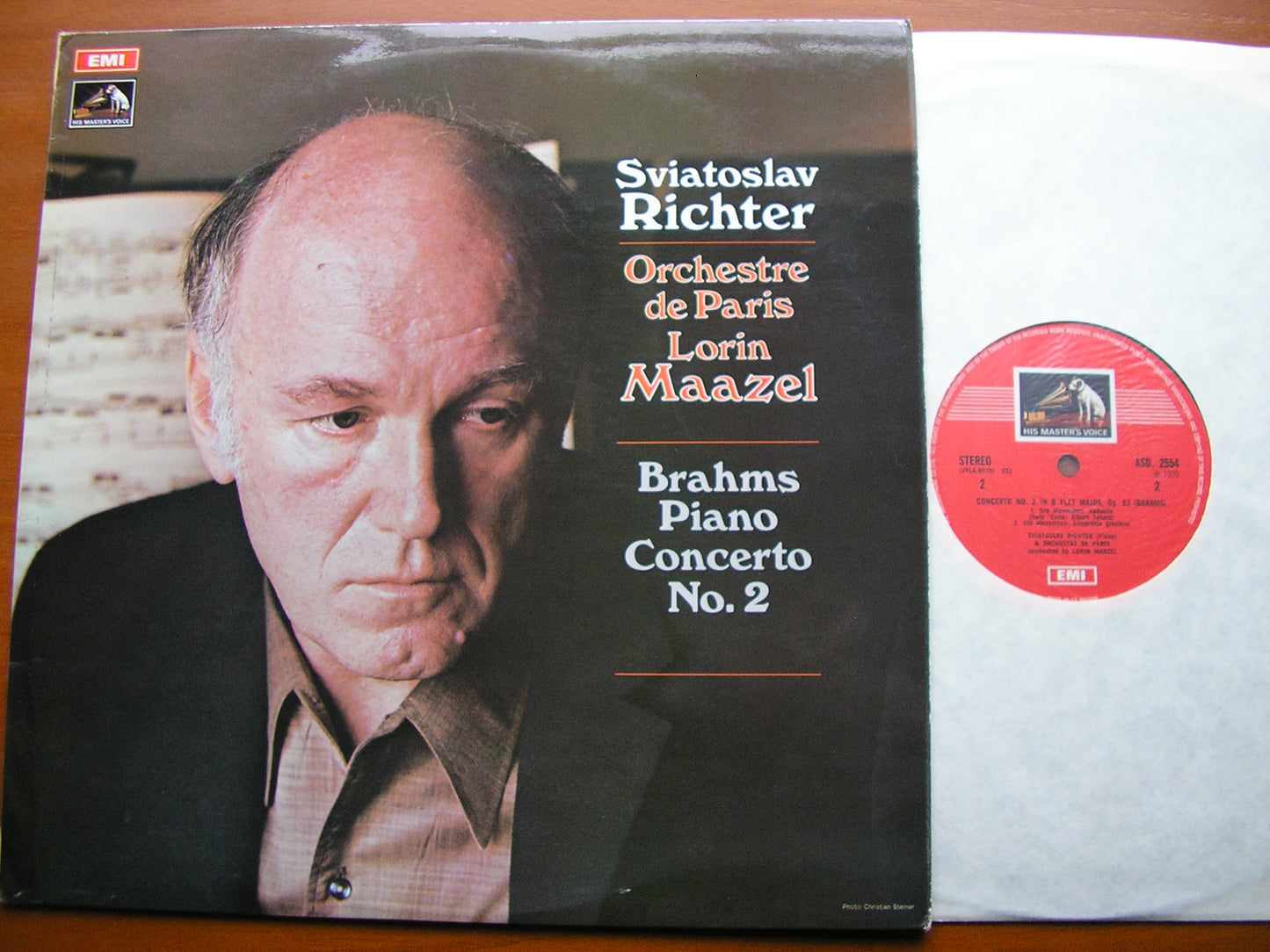 BRAHMS: PIANO CONCERTO No. 2 RICHTER / ORCHESTRE de PARIS / MAAZEL ASD 2554