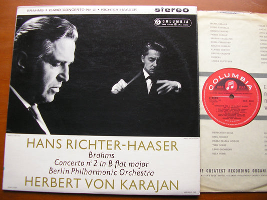SAX 2328  BRAHMS: PIANO CONCERTO No. 2    RICHTER- HAASER / BERLIN PHILHARMONIC / KARAJAN