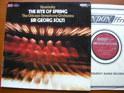 STRAVINSKY: THE RITE OF SPRING  SOLTI / CHICAGO ORCHESTRA  CS 6885