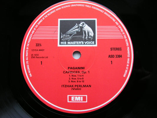 PAGANINI: 24 CAPRICES    ITZHAK PERLMAN    ASD 3384